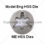 Picture of ME Model Engineer HSS Circular Dies Right Hand
